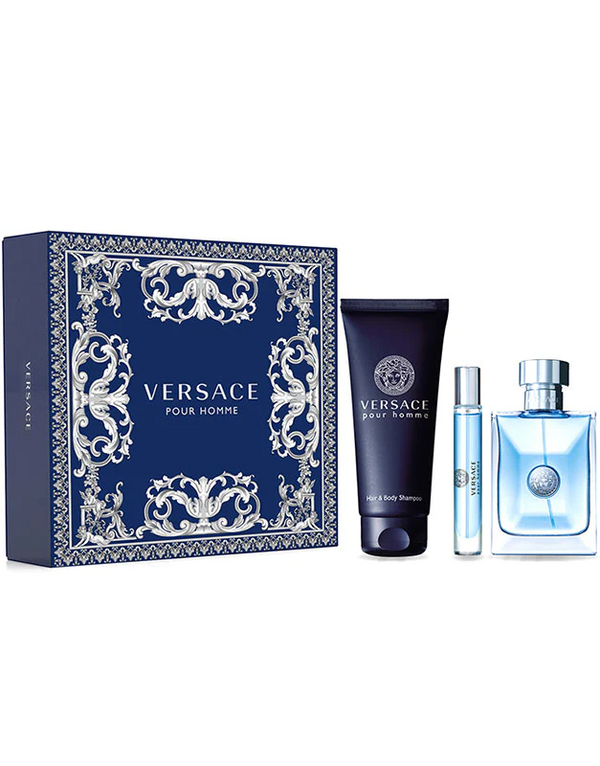Versace Pour Homme 3PC 3.4 EDT Men Perfume Set