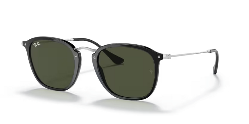Ray-Ban 0RB2448N 901 51 BLACK W/ G-15 GREEN Unisex Sunglasses