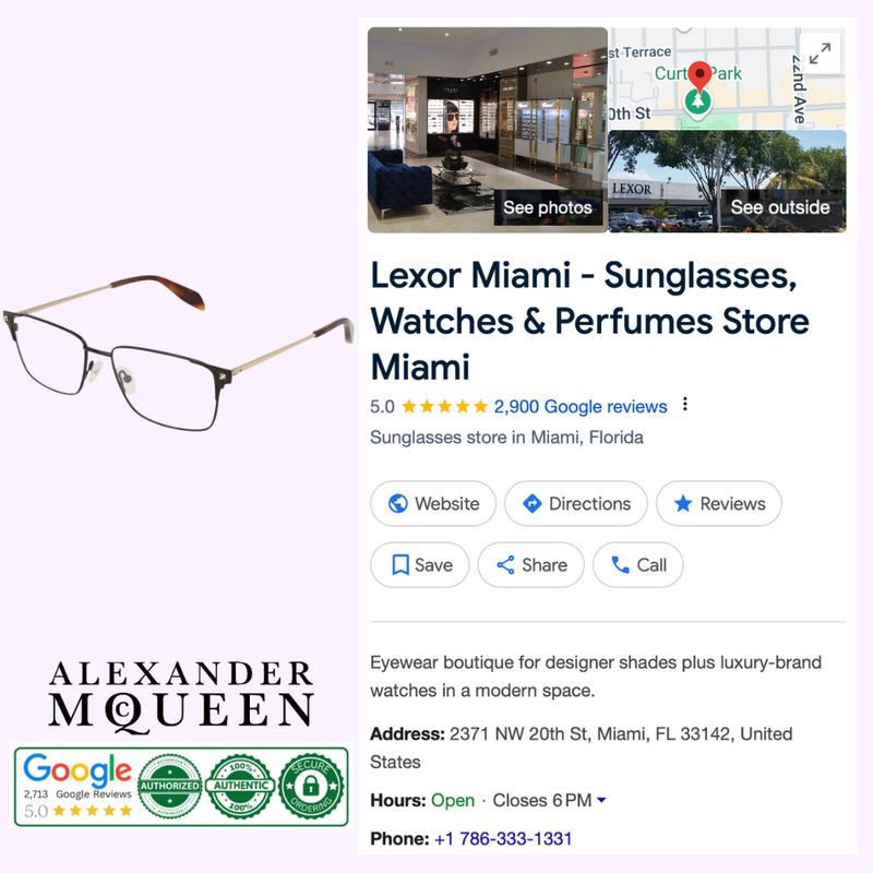 Alexander Mcqueen AM0142O 002 Armação Óptica Unissex