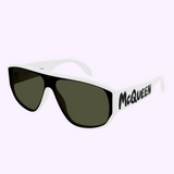 Alexander Mcqueen AM0386S-003 99 Óculos de Sol HOMEM ACETATO