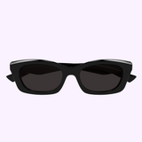 Alexander Mcqueen Sunglasses AM0474S-001 52 UPC 889652509815
