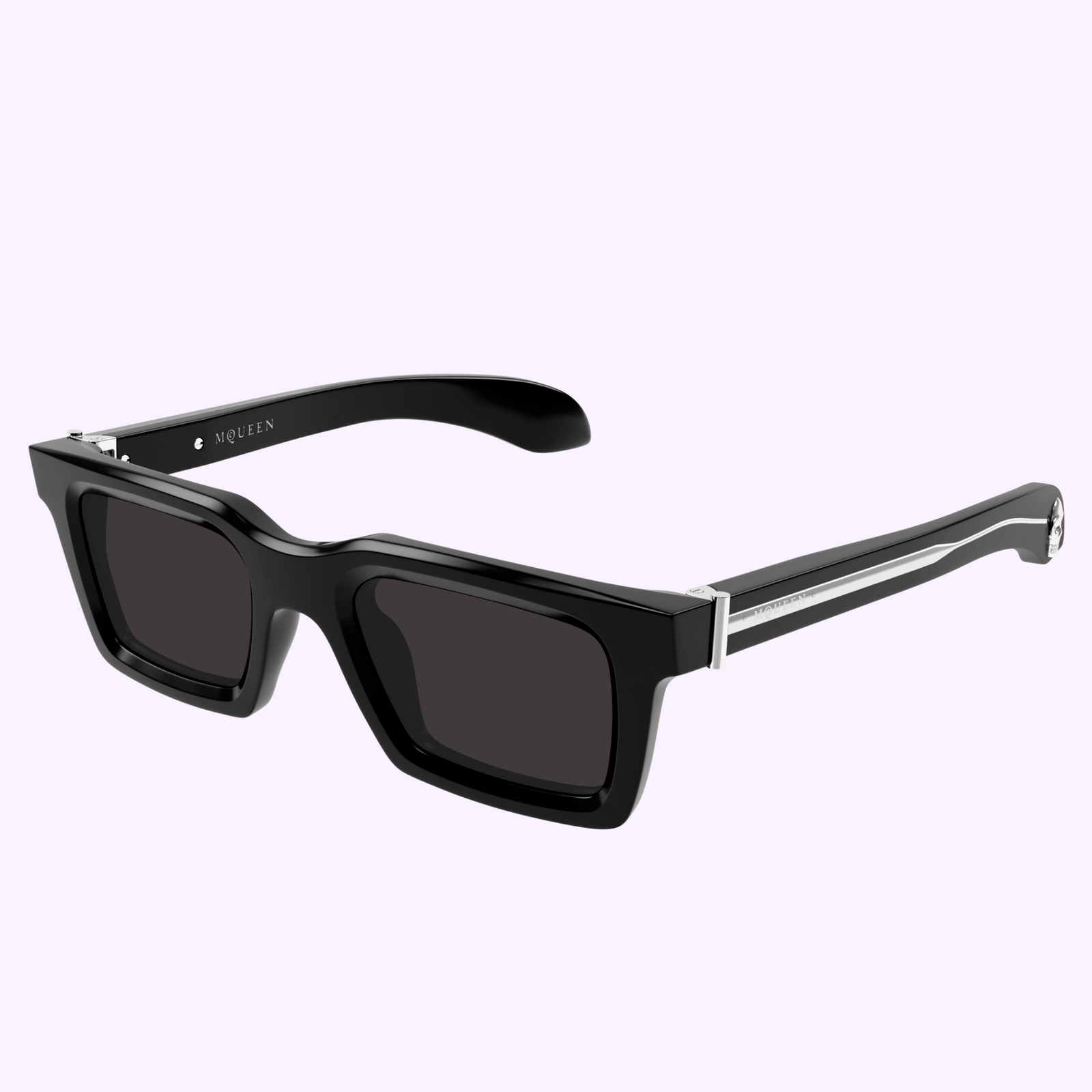 Alexander Mcqueen Sunglasses SKULL AM0506S-001 50 UPC 