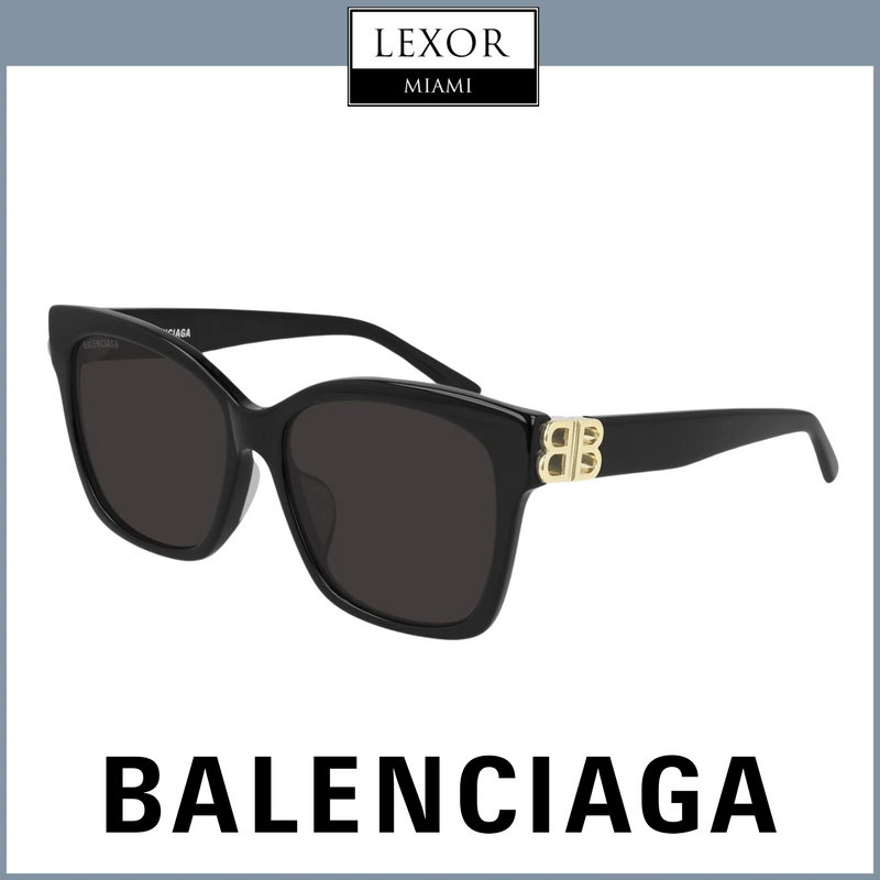 Balenciaga BB0102SA-001 57 Sunglasses WOMEN