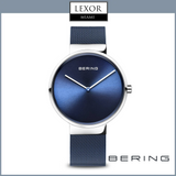 Bering 14539-307 Classic Blue Stainless Steel Mesh Strap Unisex Watches