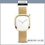 Bering 18034-334 Classic Gold Stainless Steel Mesh Strap Women Watches