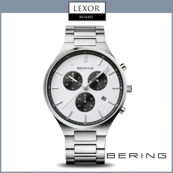 Bering Titan Chrono | brushed silver | 11743-704 Unisex Watches