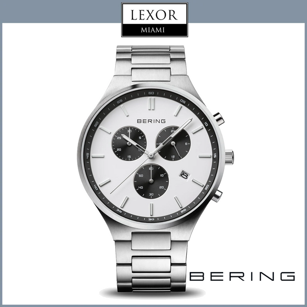 Bering Titan Chrono | brushed silver | 11743-704 Unisex  display picture 2