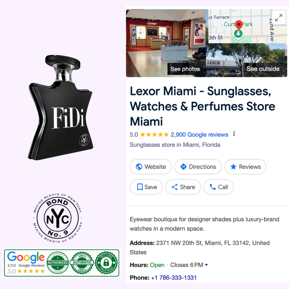 Perfume para hombre Bond Fidi EDP – Lexor Miami - Main Image