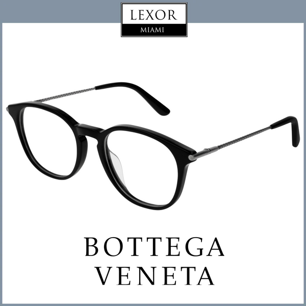 Bottega Veneta BV0200O 001 Armação Óptica Masculina