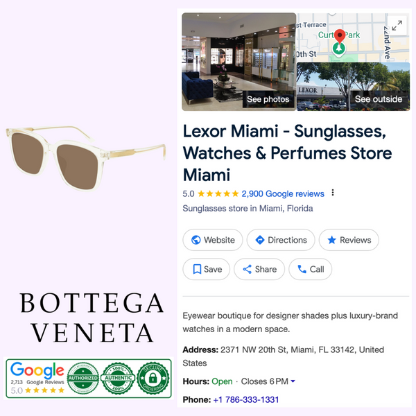 Bottega Veneta BV1021SK 005 54 Óculos de Sol Femininos