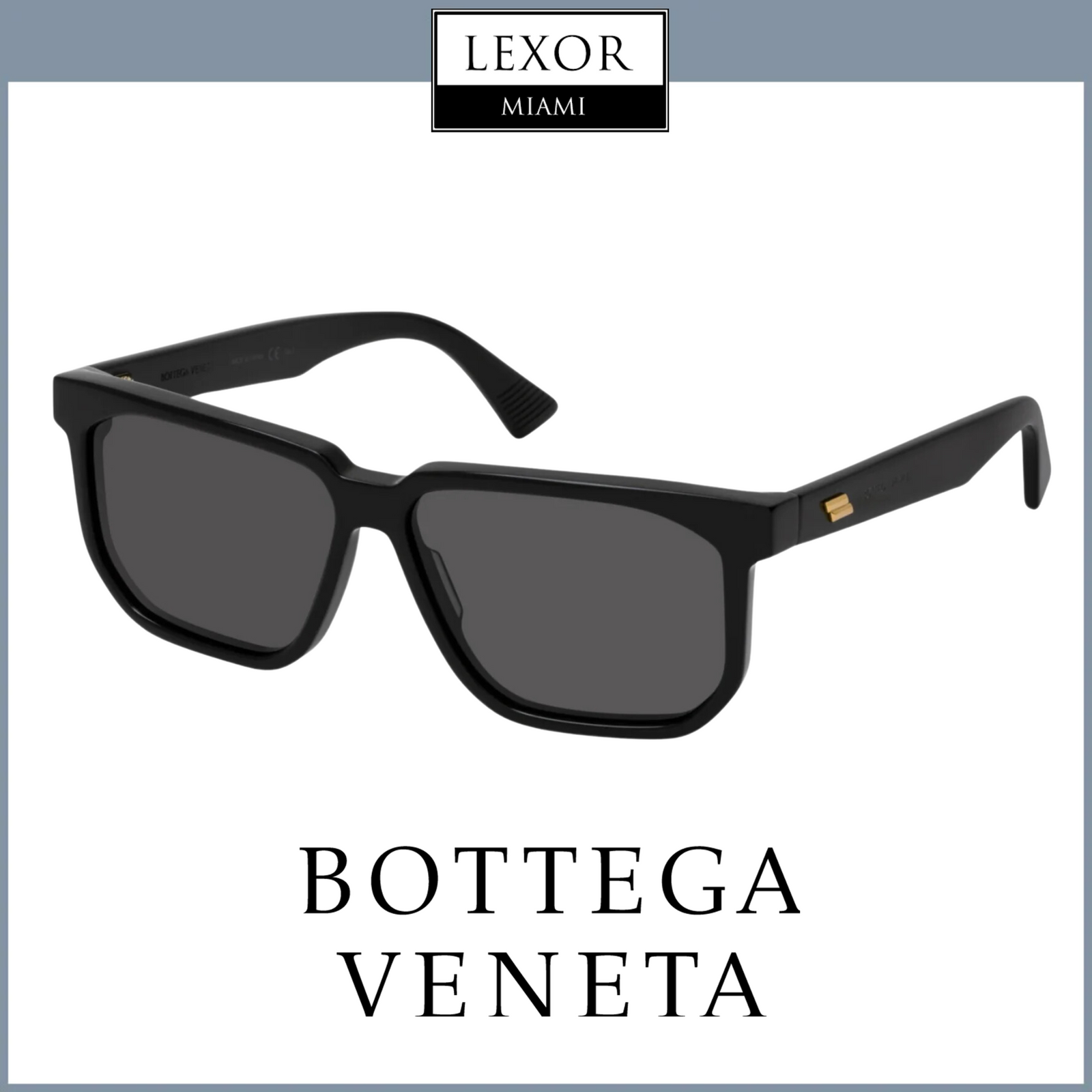 Bottega Veneta BV1033S 001 57 Sunglasses Unisex – Lexor Miami Bottega Veneta BV1033S 001 57 Sunglasses Unisex – Lexor Miami