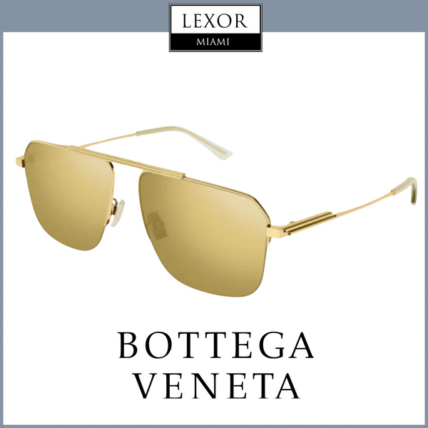 Bottega Veneta BV1149S-002 58 Óculos de Sol UNISSEX METAL