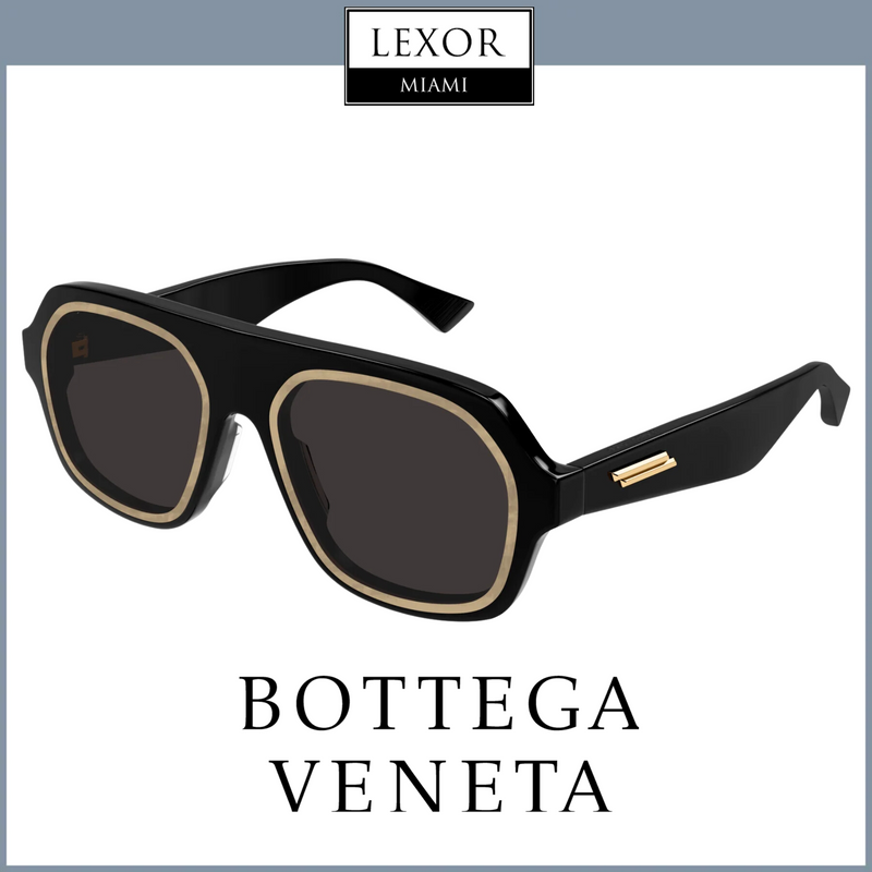 Bottega Veneta BV1217S-001 53 Sunglass MAN RECYCLED ACE