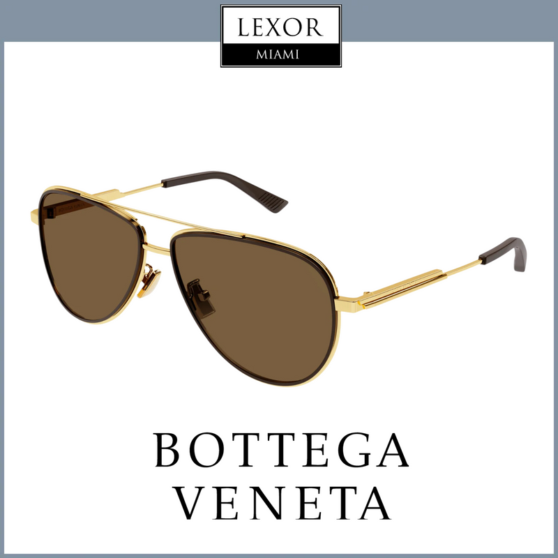 Bottega Veneta BV1240S-002 59 Sunglass MAN METAL