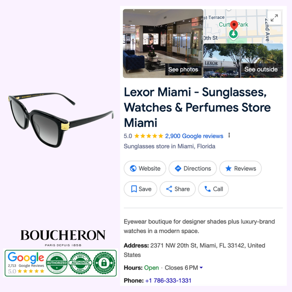 Boucheron BC0100S 001 51 Unisex Sunglasses
