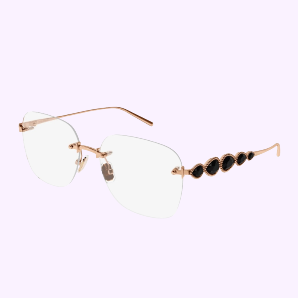 Boucheron Rimless Gold Optical Glasses s-l400.jpg main image 2