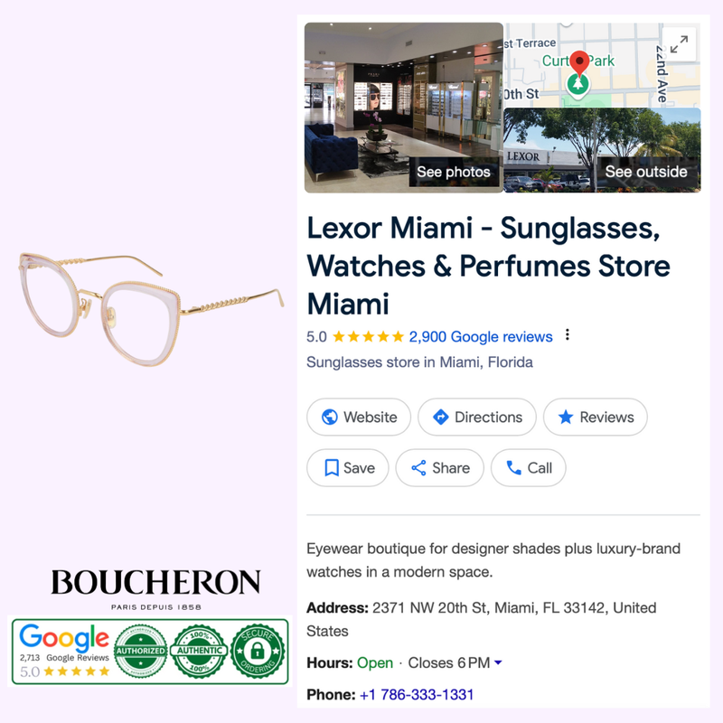 Óculos de sol Boucheron BC0047O 003 feminino