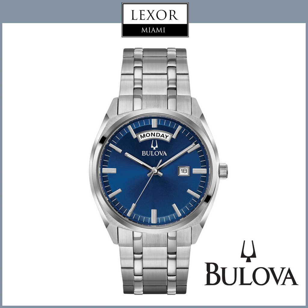 Bulova 96C125 Surveyor Stainless Steel Strap Men Watches Lexor Miami
