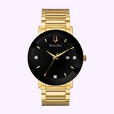 Reloj para hombre Bulova 97D116 Futuro con correa de acero inoxidable dorado