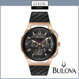 Bulova 98A185 Curv Chronograph Black Dial Men Watches