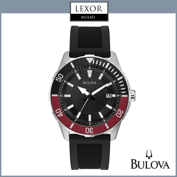 Reloj para hombre con correa deportiva Bulova 98B348