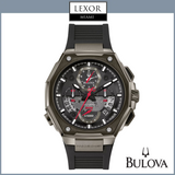 Bulova 98B358 Precisionist Chronograph Stainless Steel Black Strap Men Watches