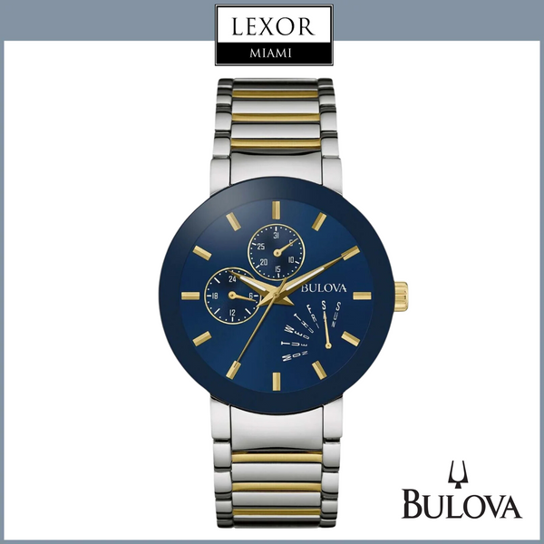 Reloj para hombre Bulova 98C123 Futuro de acero inoxidable de dos tonos y 40 mm