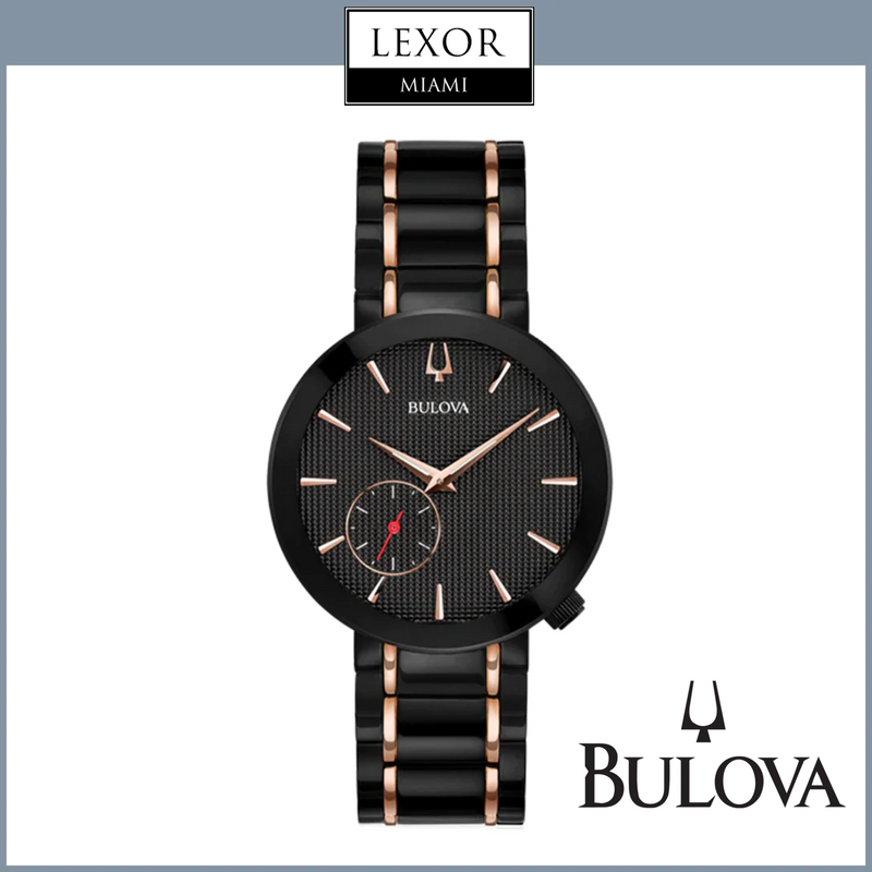 Bulova 98L240 Latin GRAMMY® Black Stainless Steel Women Watches