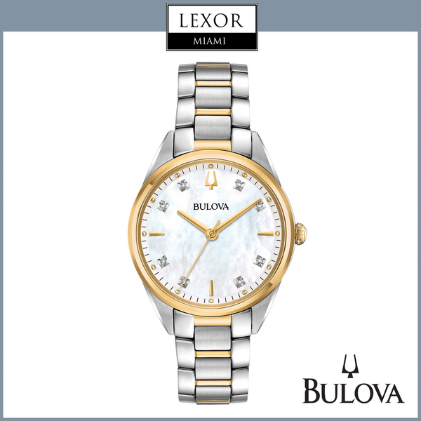 Bulova 98P184 Sutton 2 Tone Stainless Steel Strap Women Watches