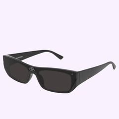 Angle View Balenciaga BB0080S 001 99 Sunglass Unisex