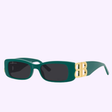 Angle View Balenciaga BB0096S-006 51 Sunglasses
