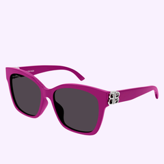 Angle View Balenciaga BB0102SA-013 57 Sunglasses