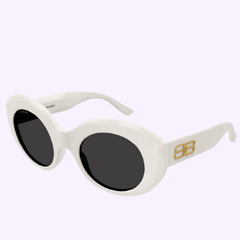 Angle View Balenciaga BB0235S-004 52 Women Sunglasses