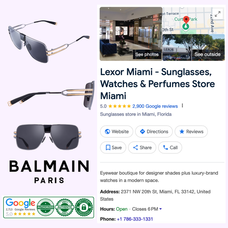 Balmain 1914 BPS-103B 60 Unisex Sunglasses