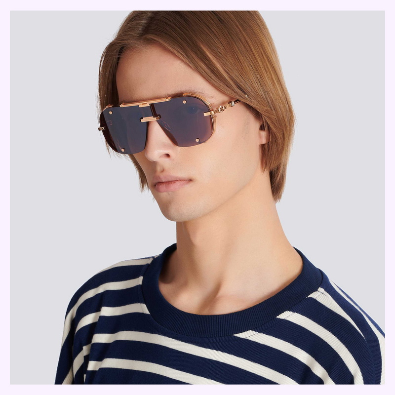 Balmain Sunglasses COLONEL BPS-170C-63 Unisex UPC: 7630449220351
