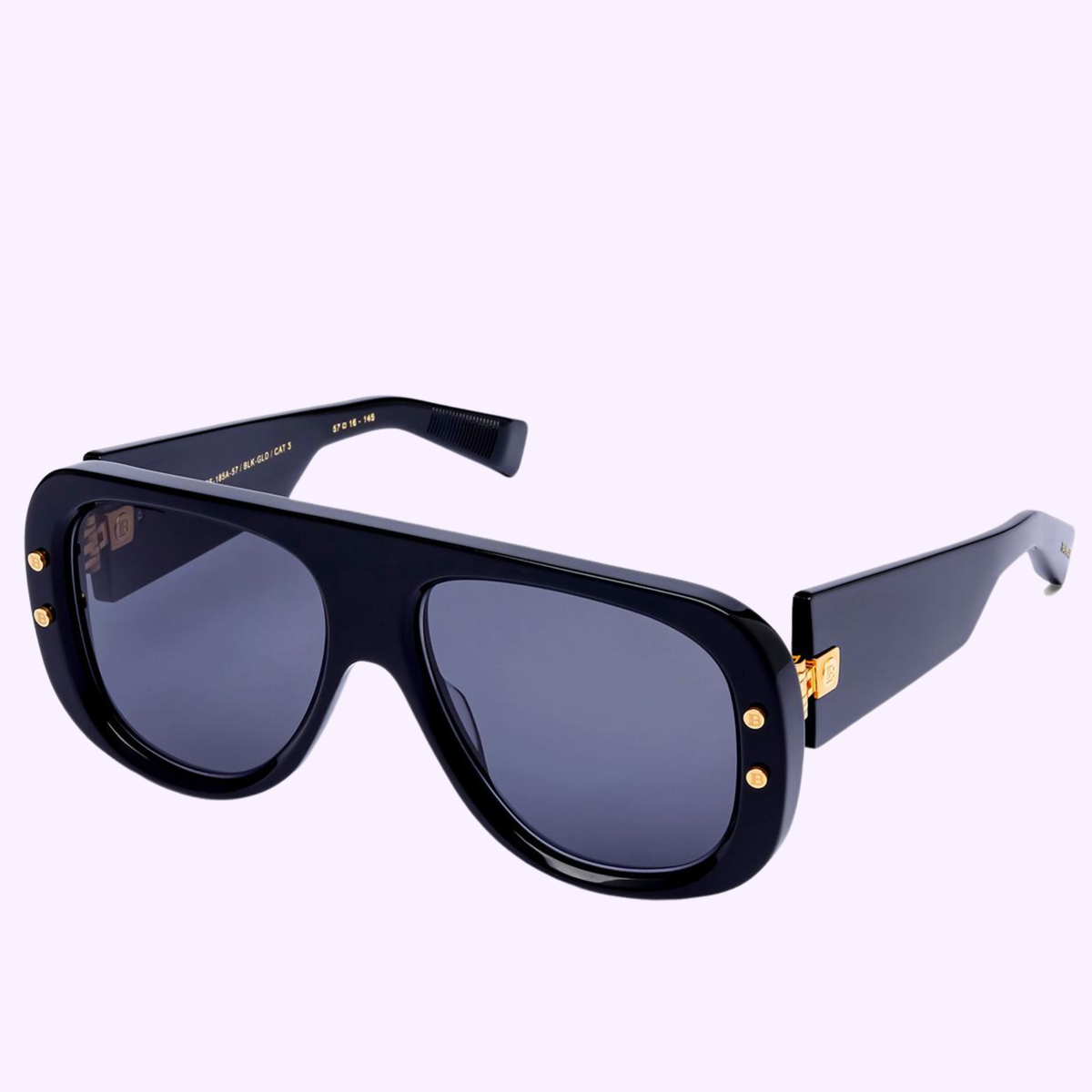 Balmain, Paris blue tortoise sunglasses Balmain B Bold BPS-180B Sunglasses - US main image 4