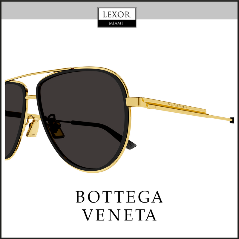 Bottega Veneta BV1240S-001 59 Sunglass MAN METAL