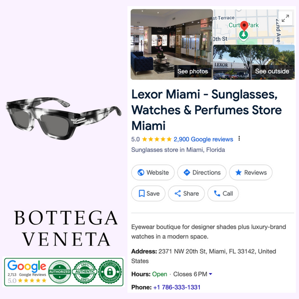 Bottega Veneta Sunglasses BV1321S-002 50 UNISEX upc 889652513270