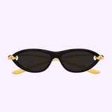 Bottega Veneta Sunglasses BV1390S-001 56 Women upc 889652557922