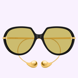 Bottega Veneta Sunglasses BV1436S-001 60 WOMAN METAL