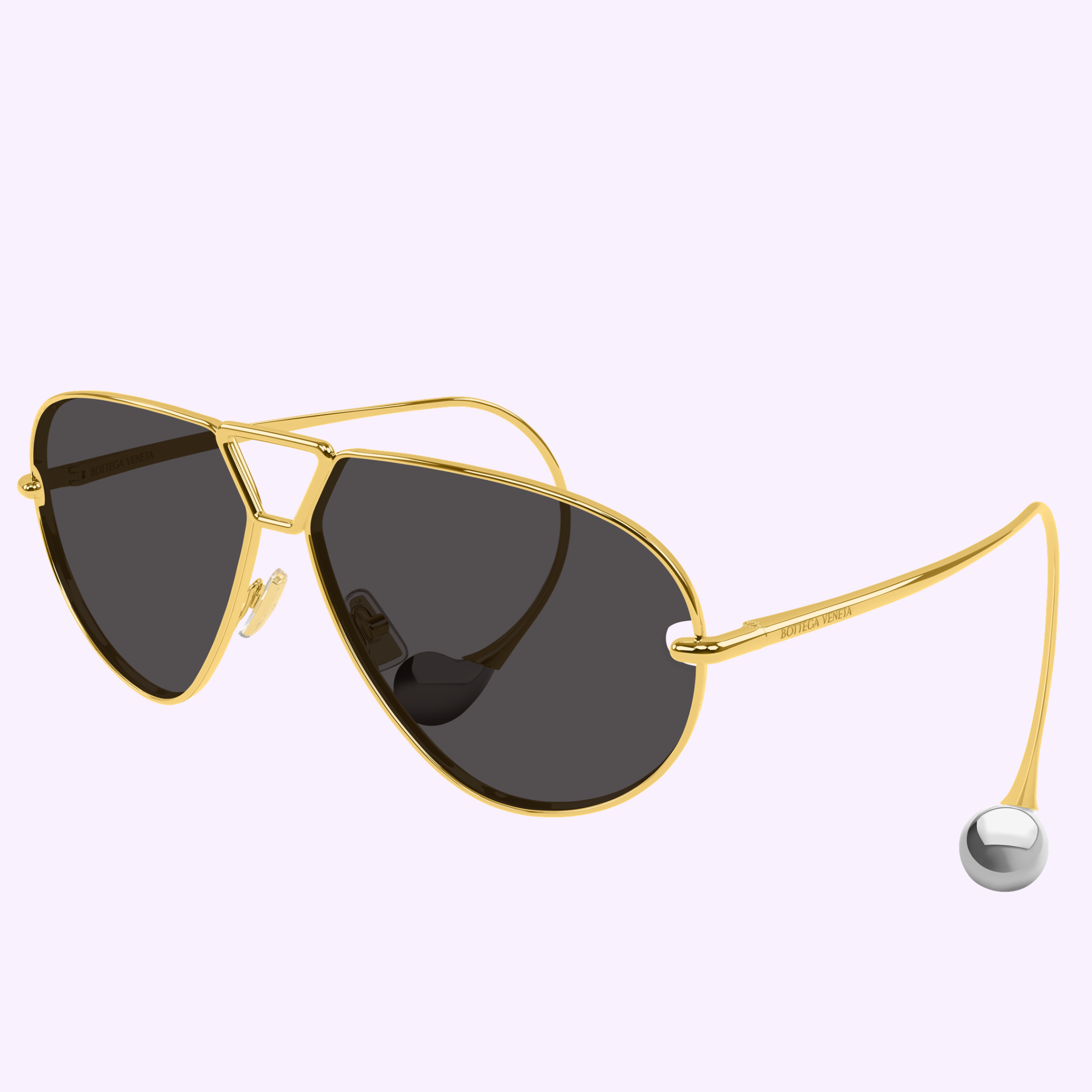 Angle view Bottega Veneta Sunglasses BV1437S-001 64