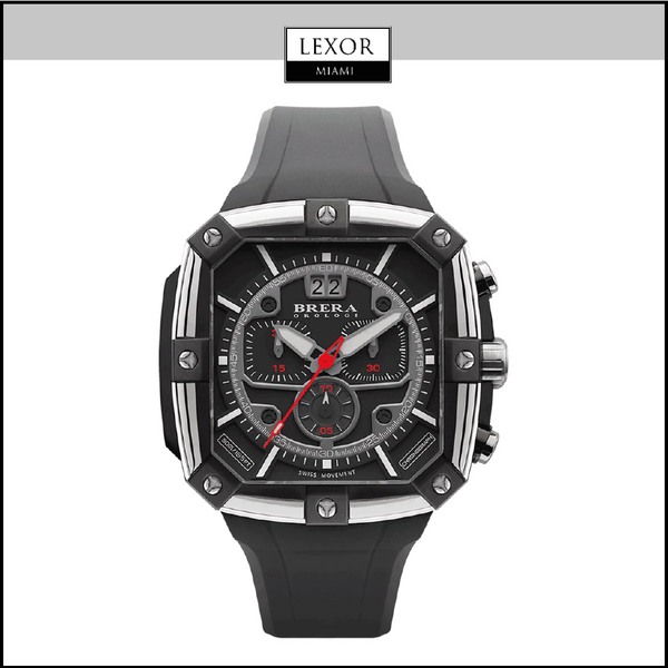 定価約12万円 BRERA OROLOGI SUPERSPORTIVO Brera Orologi SUPERSPORTIVO SQUARE Men's Swiss Made Gold