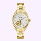 Front View Bulova 97L172 DMDIAL L Y BR MP AUTO Watches