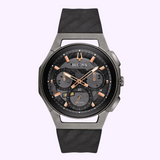 Bulova 98A162 Curv Chronograph Black Dial Men Watches