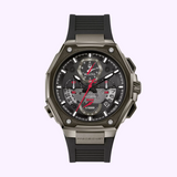 Bulova 98B358 Precisionist Chronograph Aço Inoxidável Pulseira Preta Relógios Masculinos