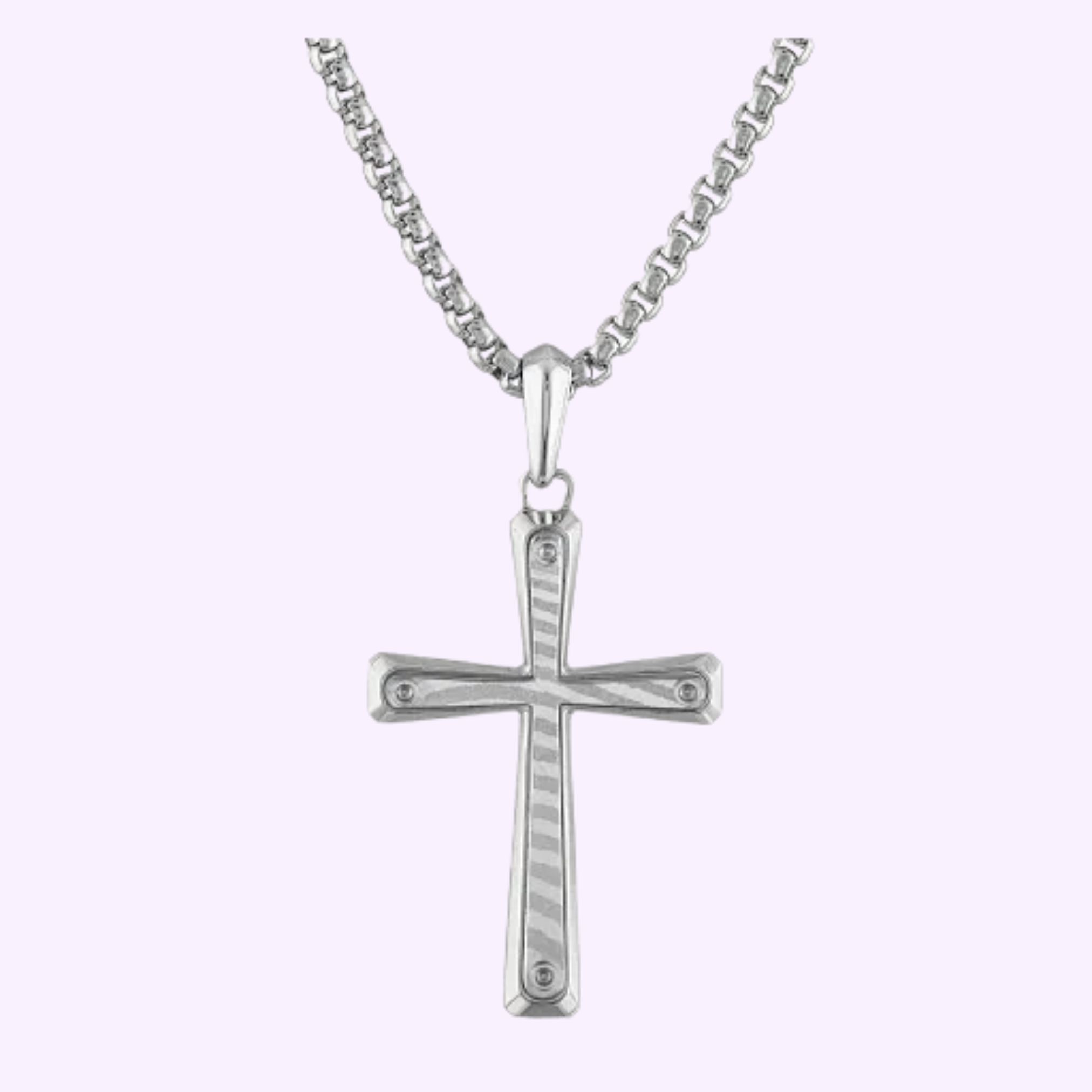 Front View Bulova Jewelry Icon Necklace BVP1004-WMMNA