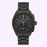 Front View Bulova Lunar Pilot Black Hole 98A335
