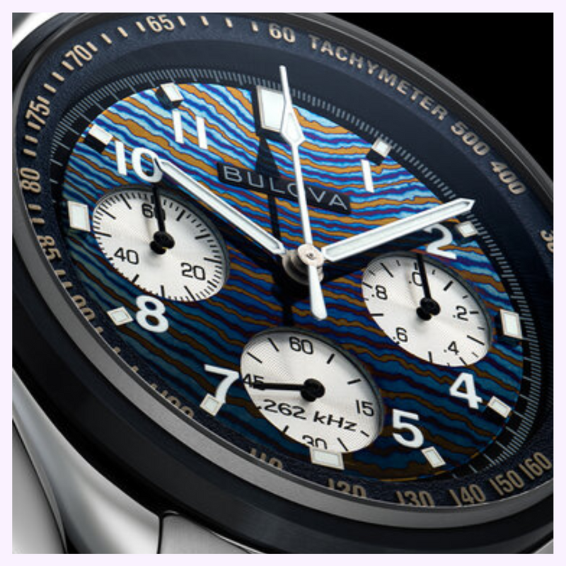 Bulova Watches Lunar Pilot Timascus 98A329