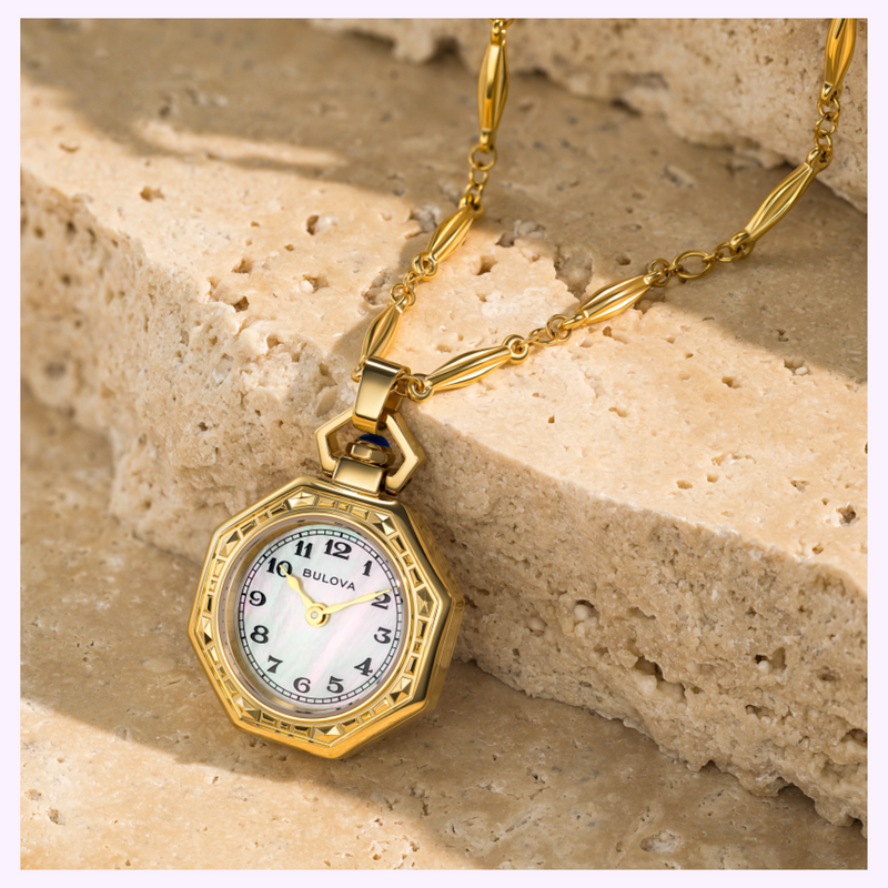 Bulova Watches Rubaiyat Pendant Necklace 97L182