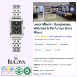 trust image bulova brand with showroom and google reviews